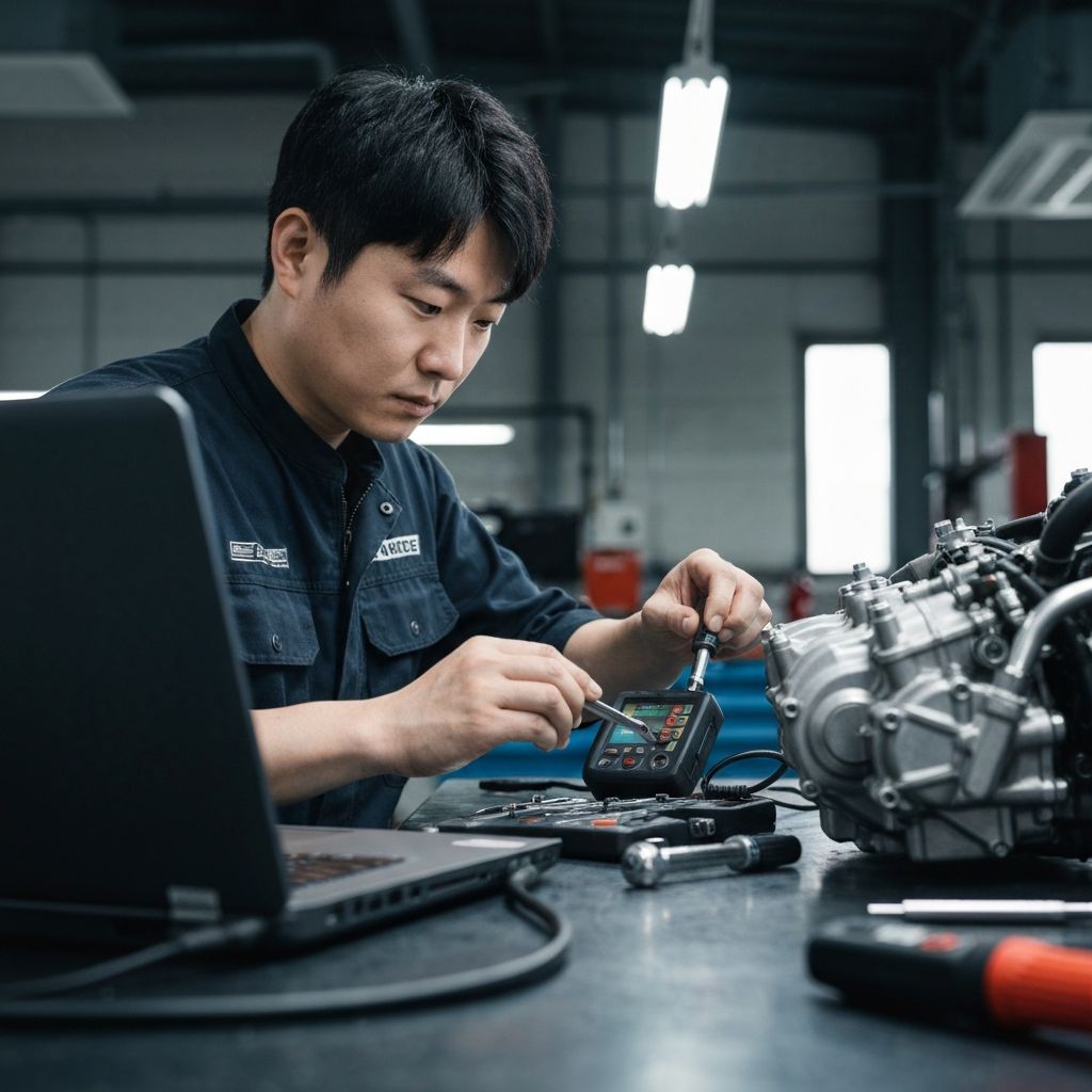 전문 수리 작업