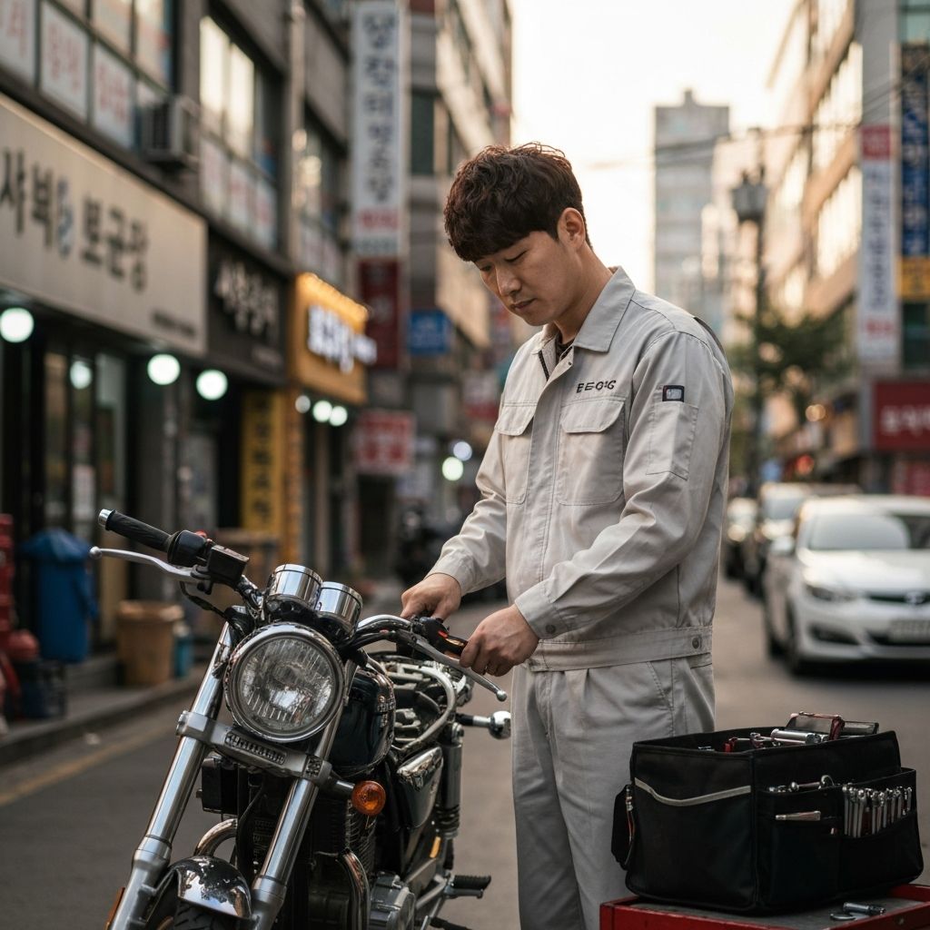 오토바이크 출장 수리 전문가